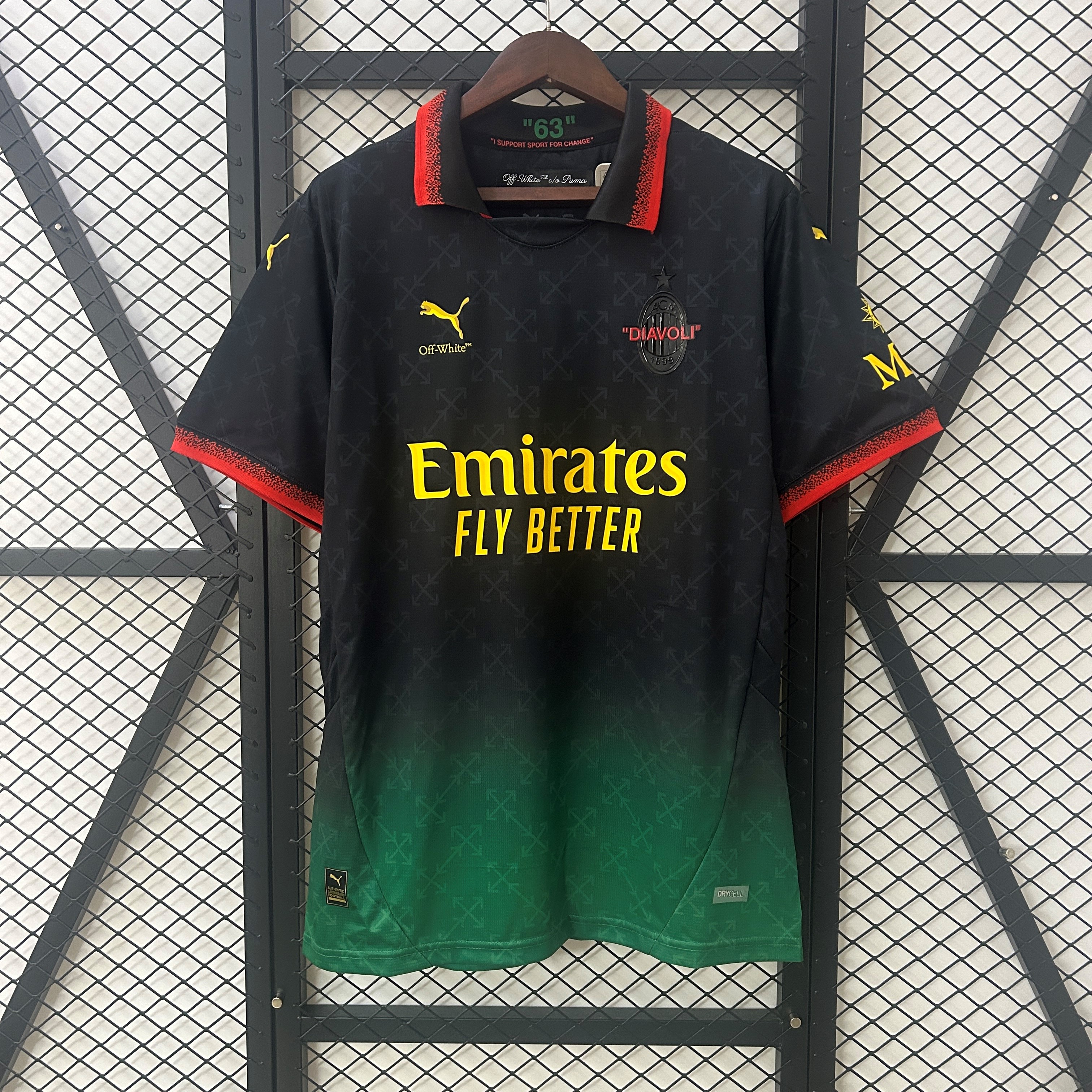 Tailandia Camiseta AC Milan Co-Branded Edition 2025-26 Verde